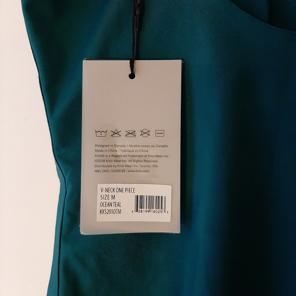 Knix V-Neck One Piece Swimsuit sz M - Picture 6 of 10